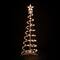 2 Pack Pre-Lit White Outdoor Spiral Cone Christmas Trees